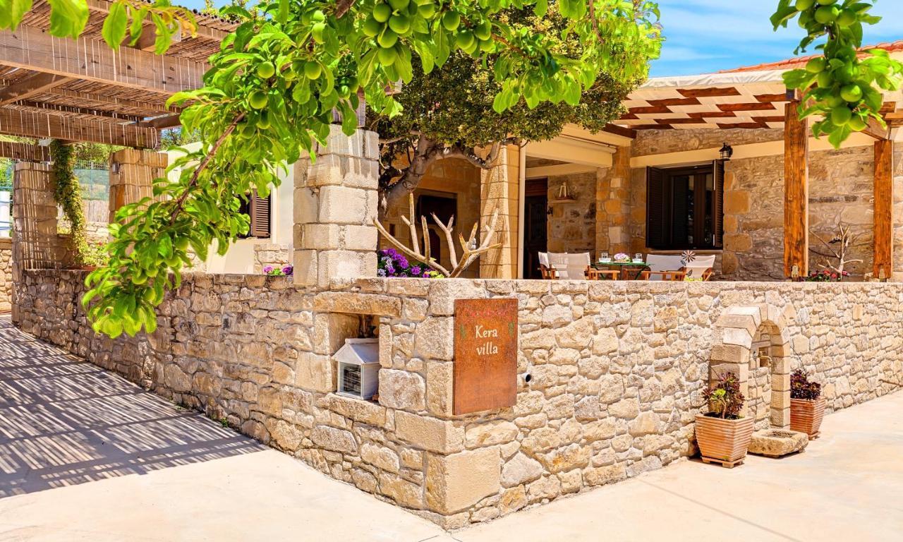 Cretan Kera Villa Heated Pool Exteriör bild