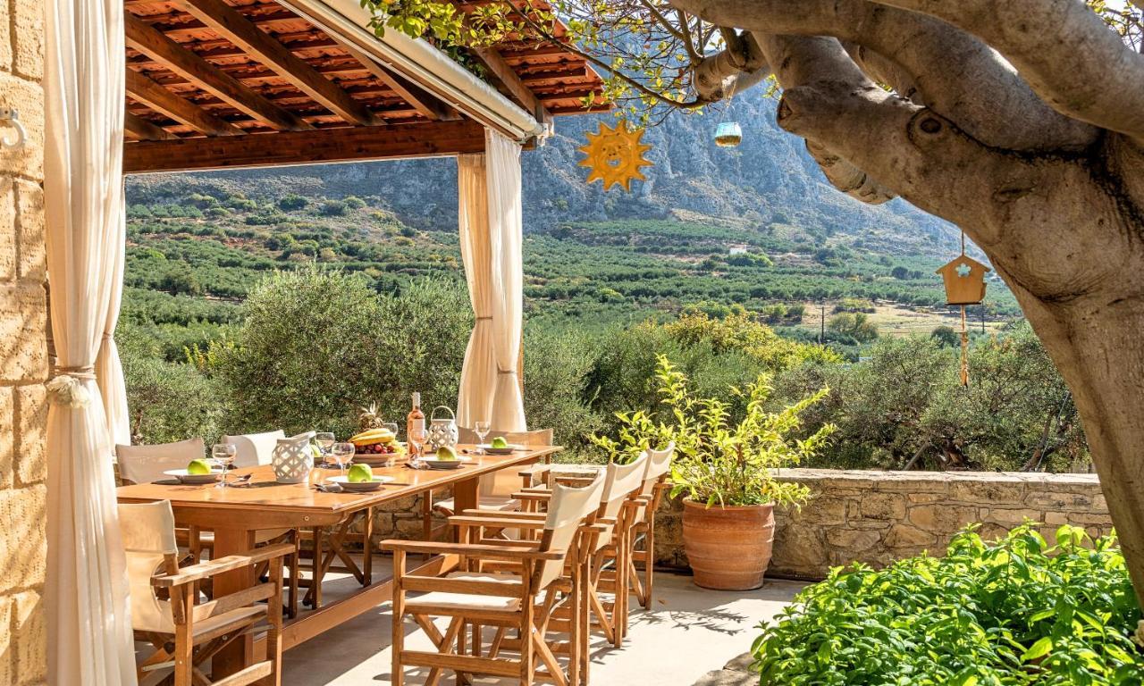 Cretan Kera Villa Heated Pool Exteriör bild