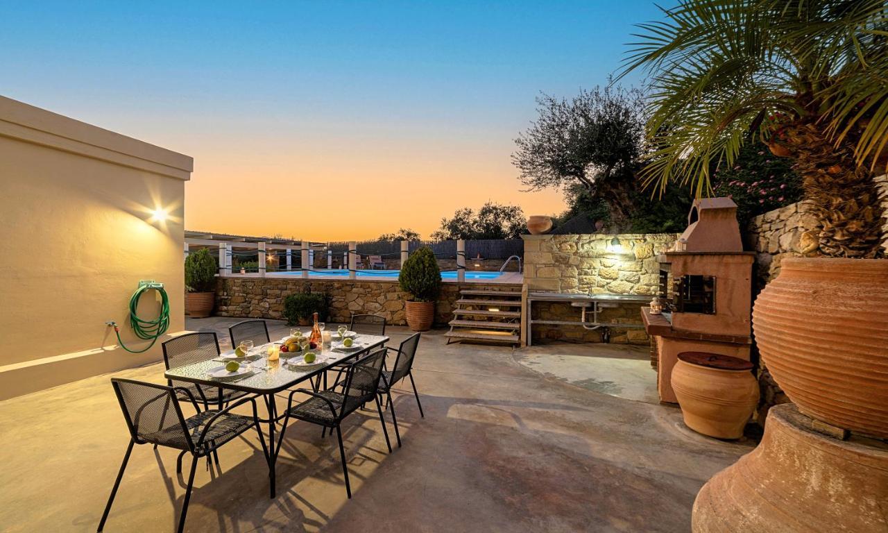 Cretan Kera Villa Heated Pool Exteriör bild